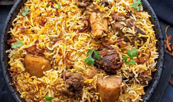 Traditional chicken chettinad at Baba's Chicken South Edmonton